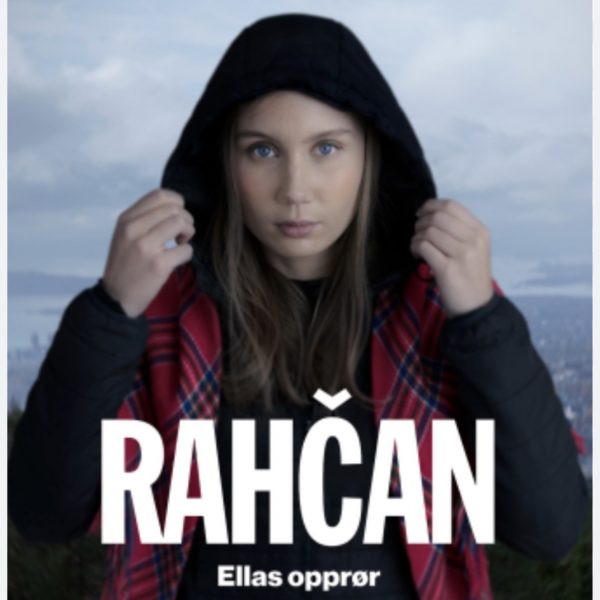 Ella Marie Hætta Isaksen på filmplakat for filmen Rachan